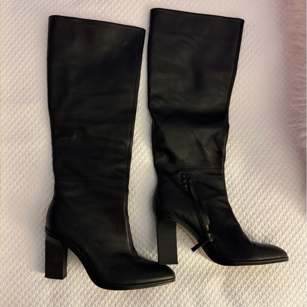 Black Heeled Boots